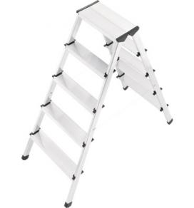 Échelle marches en aluminium Hailo D60 2 x 5 marches : 98 € pièce
