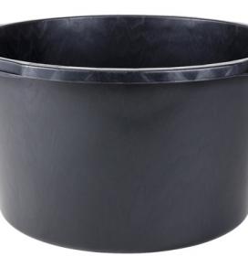 Bac à mortier PE rond, noir ∅ 650 mm 90 l : 8,25 € pièce : + de 100 Pièces disponible