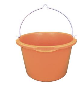 Bac à mortier Pro robuste orange, manipulé par une grue, Ø 51 40 l :  16 € pièce