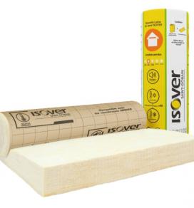 Rouleaux laine de verre combles perdus ISOVER 040 kraft, Ep.300mm : 16 € M²