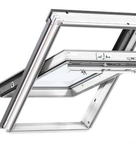 VELUX 55 x 78 Tout confort EverFinish polyuréthane blanc à rotation GGU CK02