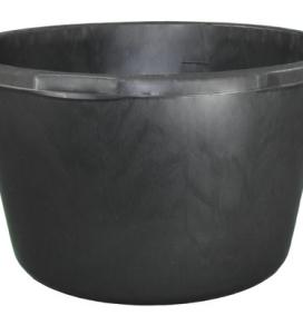 Bac à mortier PE rond, noir ∅ 505 mm 40 l : 5,50 € pièce + de 100 pièces disponible