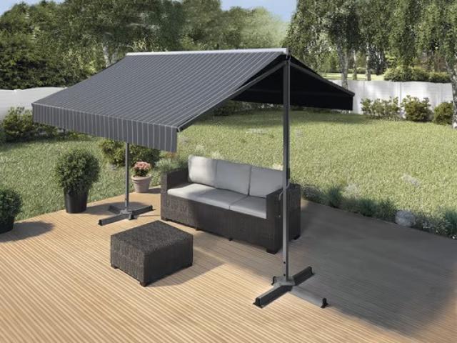 Store banne manuel double pente 4 x 3 m : 225 €