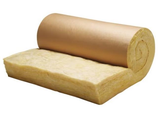 Laine de verre revêtue kraft L. 5,40 m x l. 1,20 m x Ép. 200 mm :  7,50 € M²