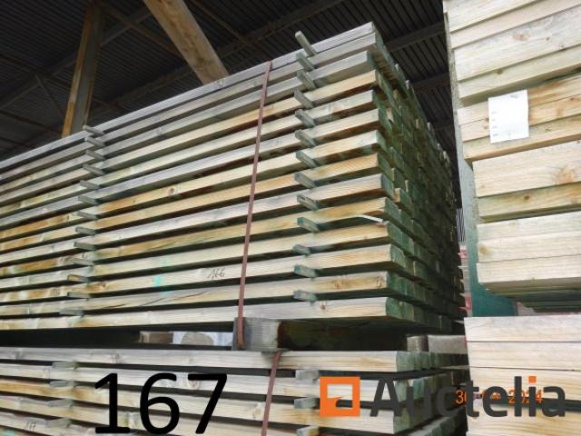 Madriers biseautés 100/40/240 : 5 € pièce