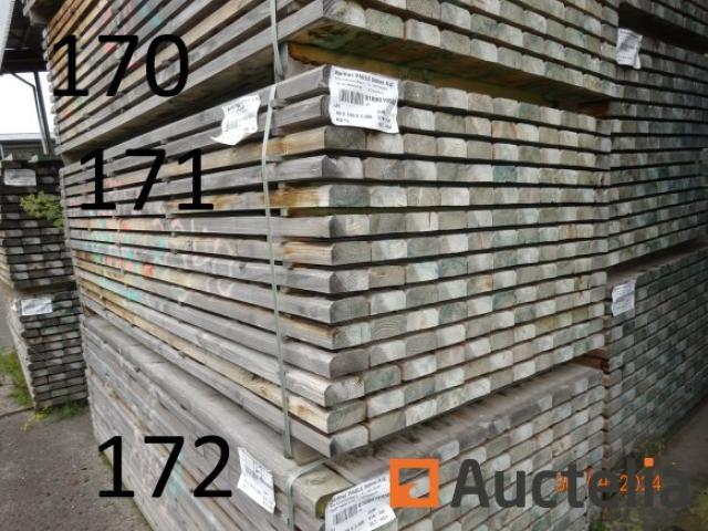Madriers biseautés 100/40/240 : 5 € pièce