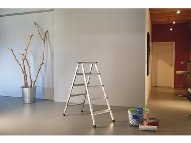 Échelle marches en aluminium Hailo D60 2 x 5 marches : 98 € pièce