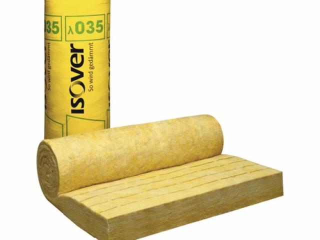 Panneau  en laine de verre ISOVER Integra 1-035  5600 mm x 1200 mm x 100 mm : 7 € M²