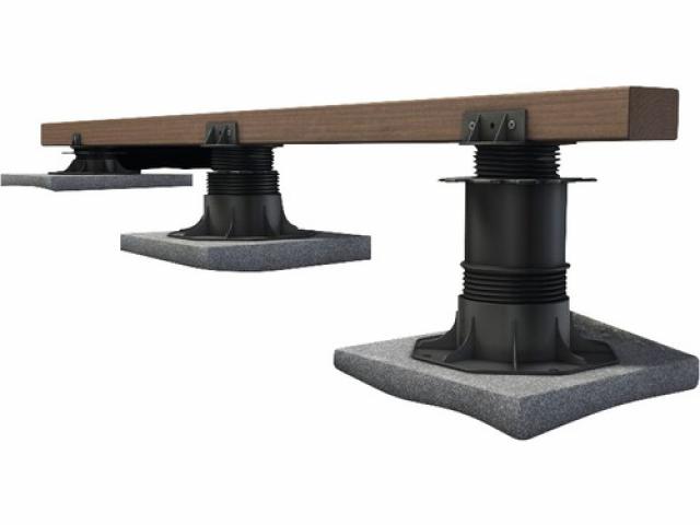 Plot pour terrasse réglable 25 - 40 mm, compensation de la pente jusqu'à 8% : 4,25 € pièce