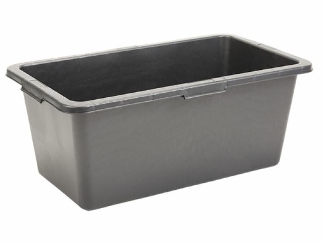 Bac à mortier PE carré type 65 72,5 x 38,5 x 29 cm : 61 litre : 7 € pièce : + de 100 pièces disponible
