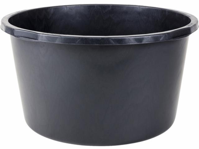 Bac à mortier PE rond, noir ∅ 650 mm 90 l : 8,25 € pièce : + de 100 Pièces disponible