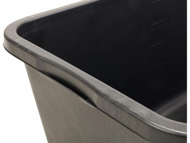 Bac à mortier PE carré type 65 72,5 x 38,5 x 29 cm : 61 litre : 7 € pièce : + de 100 pièces disponible