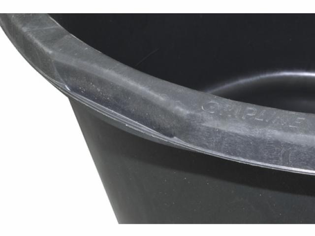 Bac à mortier PE rond, noir ∅ 505 mm 40 l : 5,50 € pièce + de 100 pièces disponible