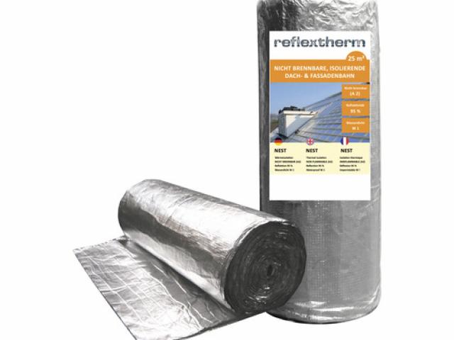 Bande pour toit et façade Reflextherm 3 couches 1 x 12,5 m rouleau  : 19 € M² : 237,50 € 