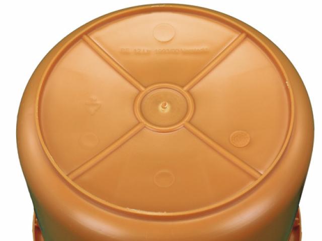 Seau de chantier Pro robuste orange, manipulé par une grue,  Ø 307 mm 12 l : 6,50 € pièce