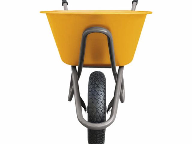 Brouette PP PRECIT bac de 100 litres : 50 €