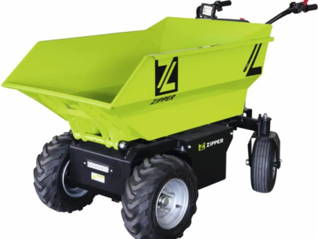 Mini véhicule électrique sur chenilles Dumper Zipper ZI-ED500 : 1850 €