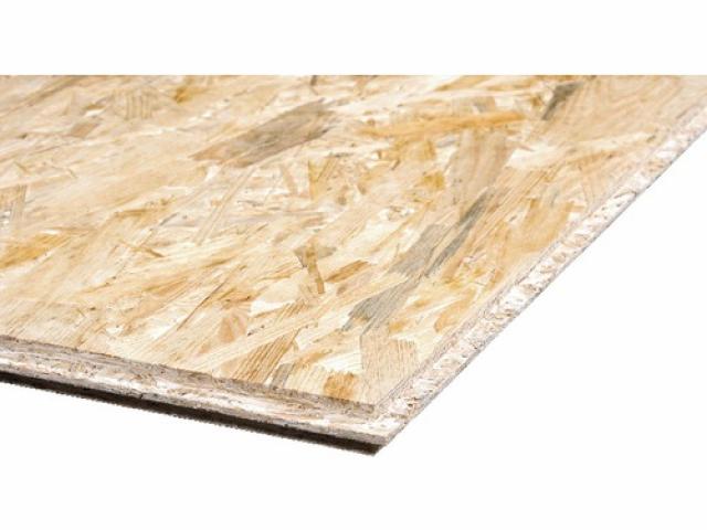Panneau de pose OSB3 2050x625x18 mm  : 7,25 € M²